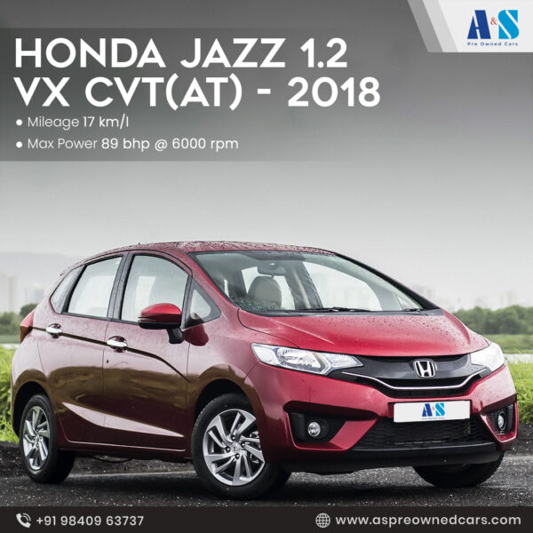HONDA JAZZ 1.2 VX CVT(AT) MAROON - Image 5