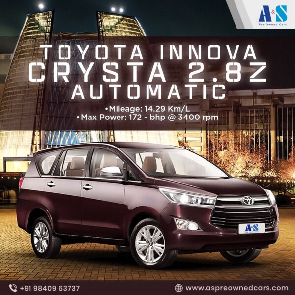 TOYOTA INNOVA CRYSTA 2.8Z (AT) - Image 5